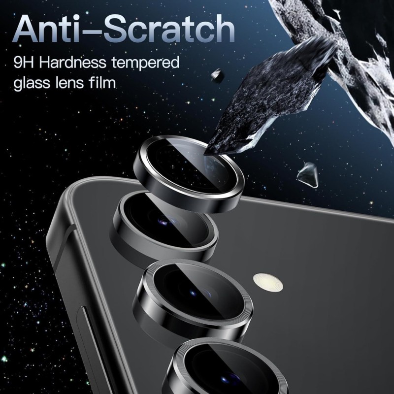 Picture of Camera Lens Protector Aluminium Rings + Tempered Glass For Samsung Galaxy S23 FE S23 and S23 Plus