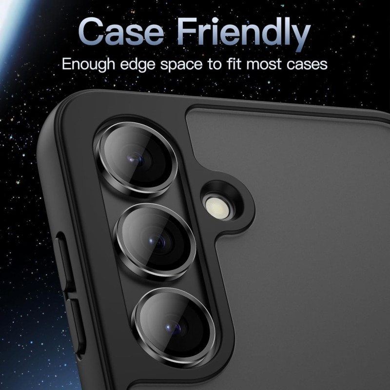 Picture of Camera Lens Protector Aluminium Rings + Tempered Glass For Samsung Galaxy S23 FE S23 and S23 Plus