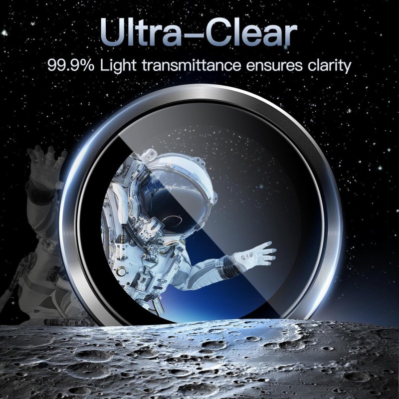 Picture of Camera Lens Protector Aluminium Rings + Tempered Glass For Samsung Galaxy S23 FE S23 and S23 Plus