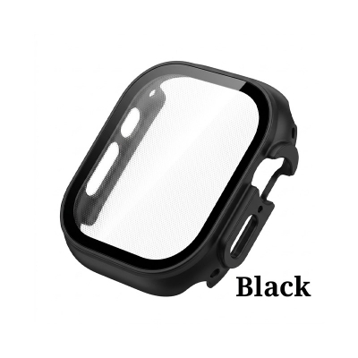 Picture of Glass+Case For Apple Watch Ultra 49mm band smartwatch bumper+ Screen Protector Tempered Glass Cover iwatch Series