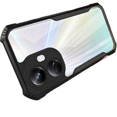 Picture of Shockproof Slim Fit Bumper Back Case For Realme 10 Pro+ 5G – Black
