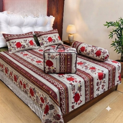 Picture of 5 In 1 Combo Twill Cotton  Comforter Set.   CFS-361