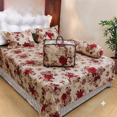 Picture of 5 In 1 Combo Twill Cotton  Comforter Set.   CFS-363