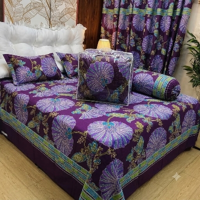 Picture of 5 In 1 Combo Twill Cotton  Comforter Set.   CFS-365