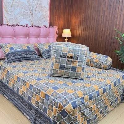 Picture of 5 In 1 Combo Twill Cotton  Comforter Set.   CFS-371