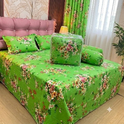 Picture of 5 In 1 Combo Twill Cotton  Comforter Set.   CFS-376