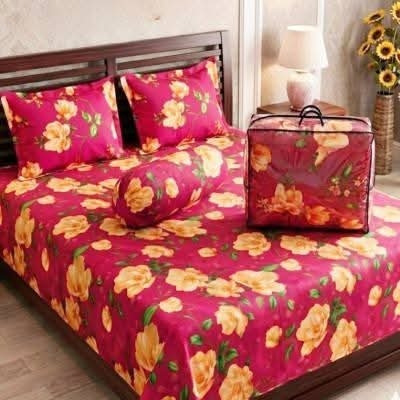 Picture of 5 In 1 Combo Twill Cotton  Comforter Set.   CFS-378