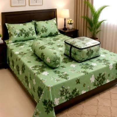 Picture of 5 In 1 Combo Twill Cotton  Comforter Set.   CFS-380