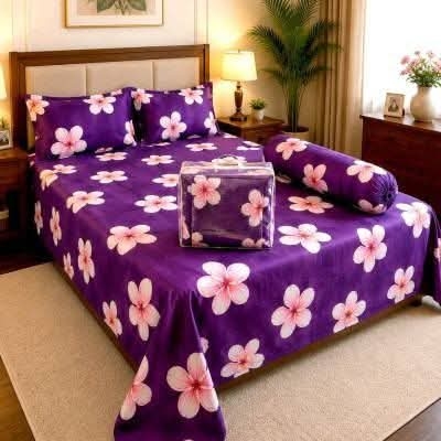Picture of 5 In 1 Combo Twill Cotton  Comforter Set.   CFS-395