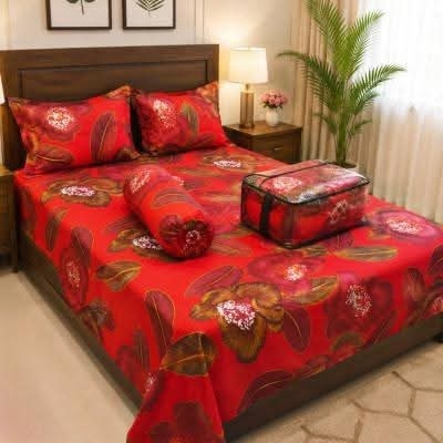 Picture of 5 In 1 Combo Twill Cotton  Comforter Set.   CFS-396