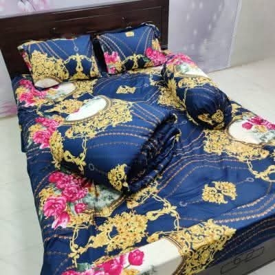 Picture of 5 In 1 Combo Twill Cotton  Comforter Set.   CFS-400