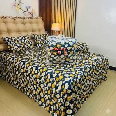 Picture of 5 In 1 Combo Twill Cotton  Comforter Set.   CFS-402