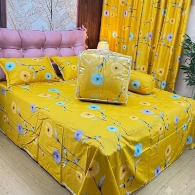 Picture of 5 In 1 Combo Twill Cotton  Comforter Set.   CFS-405