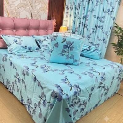 Picture of 5 In 1 Combo Twill Cotton  Comforter Set.   CFS-406