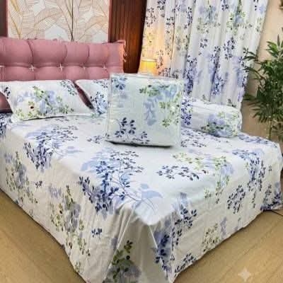 Picture of 5 In 1 Combo Twill Cotton  Comforter Set.   CFS-407