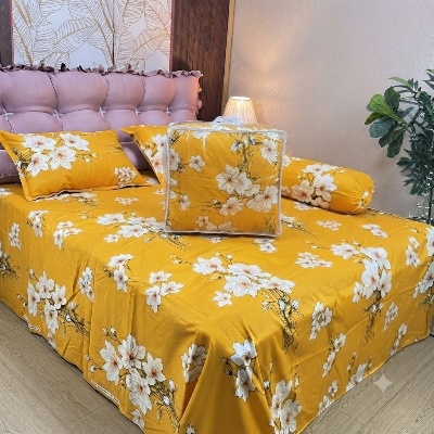 Picture of 5 In 1 Combo Twill Cotton  Comforter Set.   CFS-410