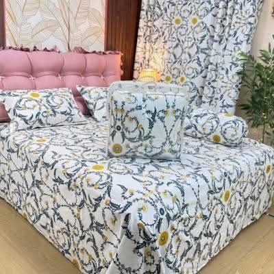 Picture of 5 In 1 Combo Twill Cotton  Comforter Set.   CFS-411