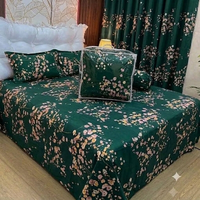 Picture of 5 In 1 Combo Twill Cotton  Comforter Set.   CFS-420