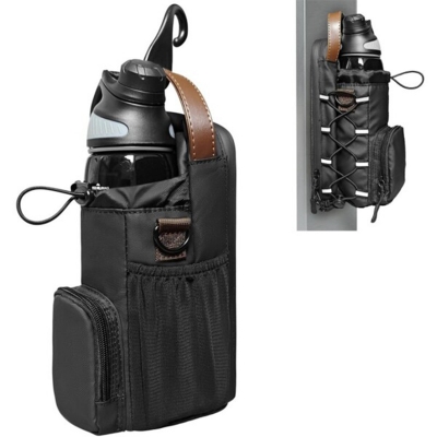 Picture of Magnetic Gym Bottle Sling Bag for Men and Women – Black