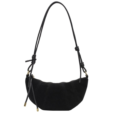 Picture of Croissant Chic Crossbody Bag - black 