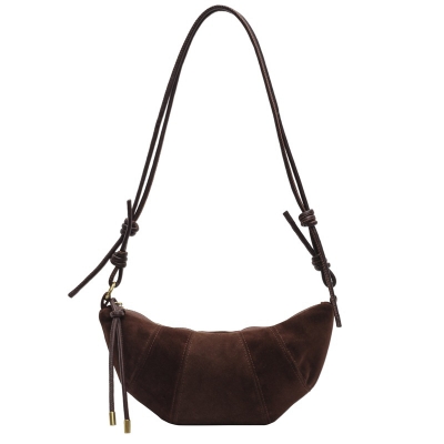 Picture of Croissant Chic Crossbody Bag - coffe 