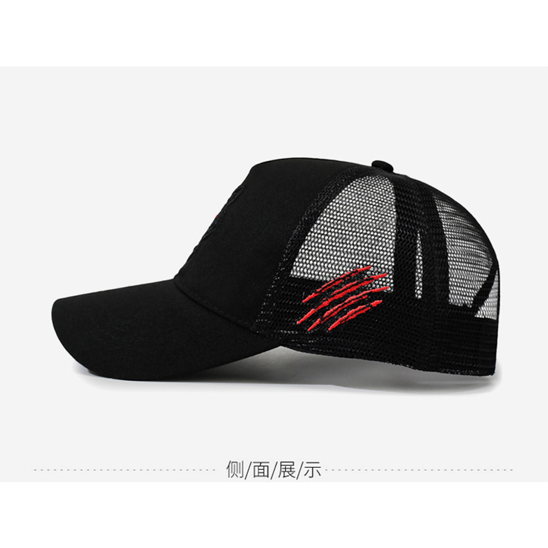 Picture of Tiger Head Embroidery High Quality Light Summer Cap