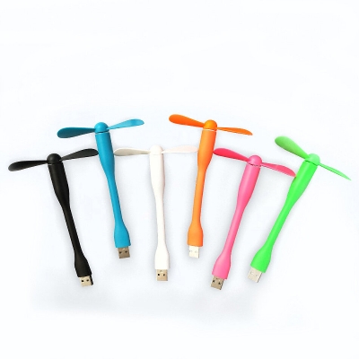 Picture of USB Fan Flexible Portable Mini Fan for Power Bank and Laptop Smartphone Handheld Cooling Fan Ideas Gadget-Multicolor