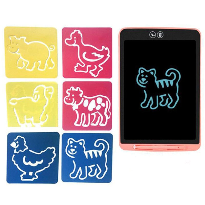 Picture of 12 Inch LCD Writing Tablet Drawing Board Kids Graffiti Sketchpad Toys Handwriting Blackboard Magic Drawing Boards Toy Gift-The Asia Express-Black