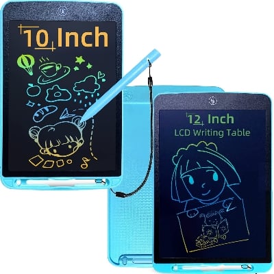 Picture of 12 Inch LCD Writing Tablet Drawing Board Kids Graffiti Sketchpad Toys Handwriting Blackboard Magic Drawing Boards Toy Gift-The Asia Express-Black
