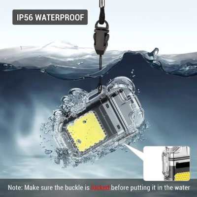 Picture of Waterproof Dual Arc Lighter With COB Light Type C Charge Outdoor Camping BBQ Survive Ignition Luminous Electric Pulse Lighter-The Asia Express-Multicolor