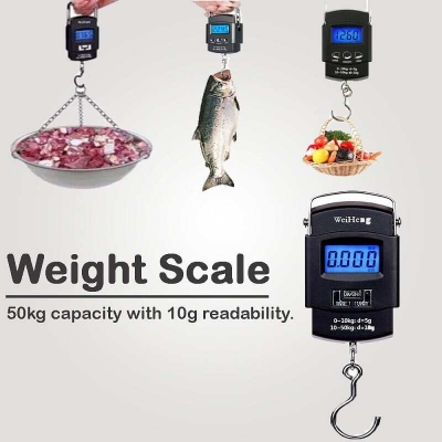 Picture of Portable Digital Weight Scale-Black