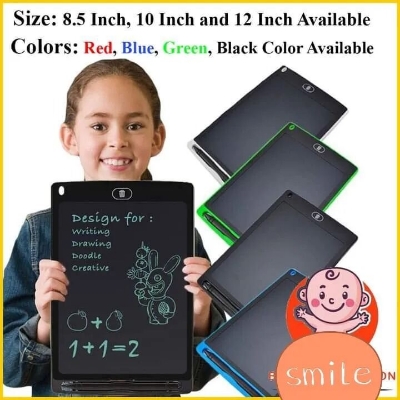 Picture of Kids 8.5 Inches Writing Tablet Graffiti Board Portable LCD Drawing Board Handwriting Pad Saving 100,000 Pieces Paper-Black