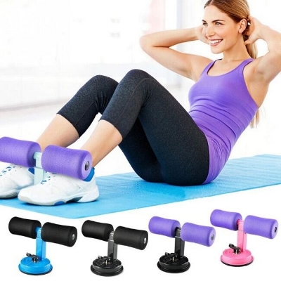 Picture of Sit Up Aid Assistant Ankle Support Abdominal Core Workout Fitness Sit Ups Bar Portable Situp Suction Cup Home Gym Dropshipping