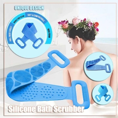 Picture of Silicone Bath Body Brush, Shower Massager/Exfoliating Back Scrubber for Shower/Back Scratchier/Body Skin Scrubber Deep Clean-Asia express-Multicolor