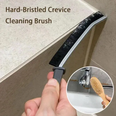 Picture of Cleaning Brush Durable Grout Cleaner Brush Household Tile Joints Grout Cleaning Brush for Shower Floor Lines Cleaning Tools-Brushes, Sponges & Wipers-Black