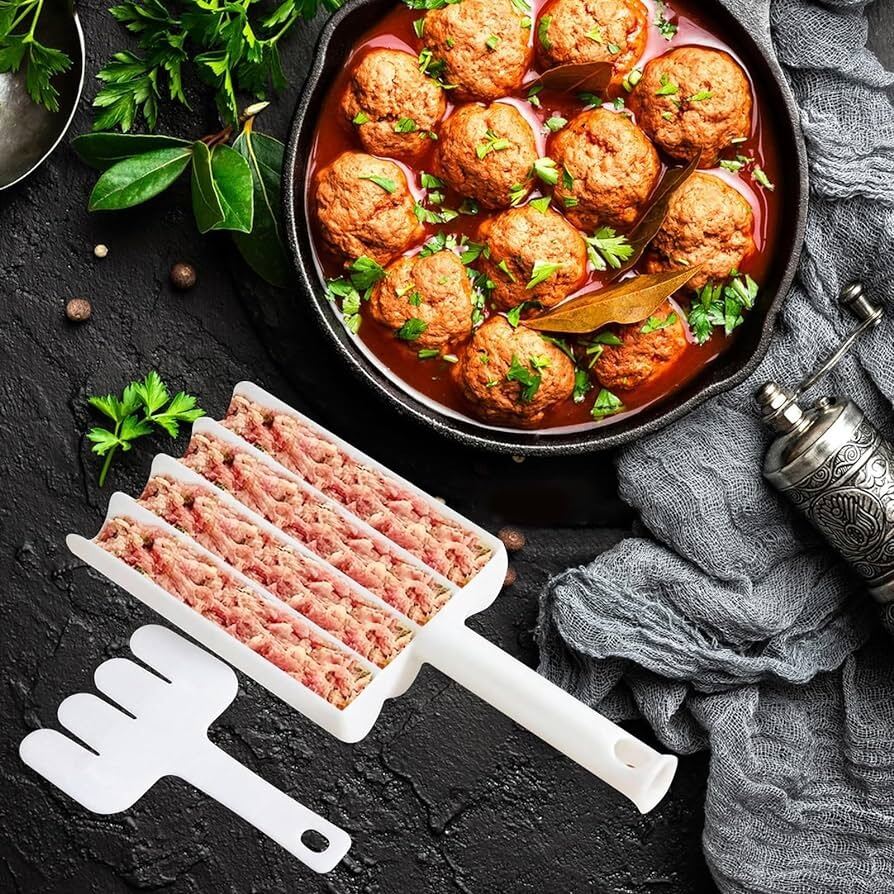 Picture of 1Pc Plastic Meatball Maker Set Fried Fish Beaf Meat Making Balls Mold Spoon Meat Tools Kitchen Gadgets Cooking Asia Express Bd-Multicolor