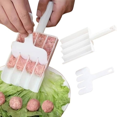Picture of 1Pc Plastic Meatball Maker Set Fried Fish Beaf Meat Making Balls Mold Spoon Meat Tools Kitchen Gadgets Cooking Asia Express Bd-Multicolor