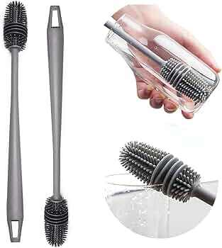 Picture of Silicone Bottle Cleaning Brush, Tpr Made Flexible Bristles Brush, Soft Cleaning Brush