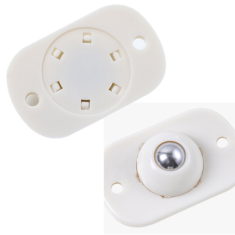 Picture of 4 Pcs Professional Furniture Transport Lifter tool Set,Mini Swivel 360° Rotatable Caster_Wheels Self Adhesive Universal Wheels Boxes Small Furniture 4 Pcs-Off-White