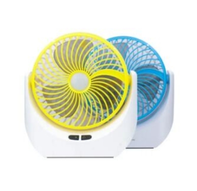 Picture of JY-SUPER Rechargeable USB Mini Desktop Table Fan with LED Light – JY1880-Multicolor