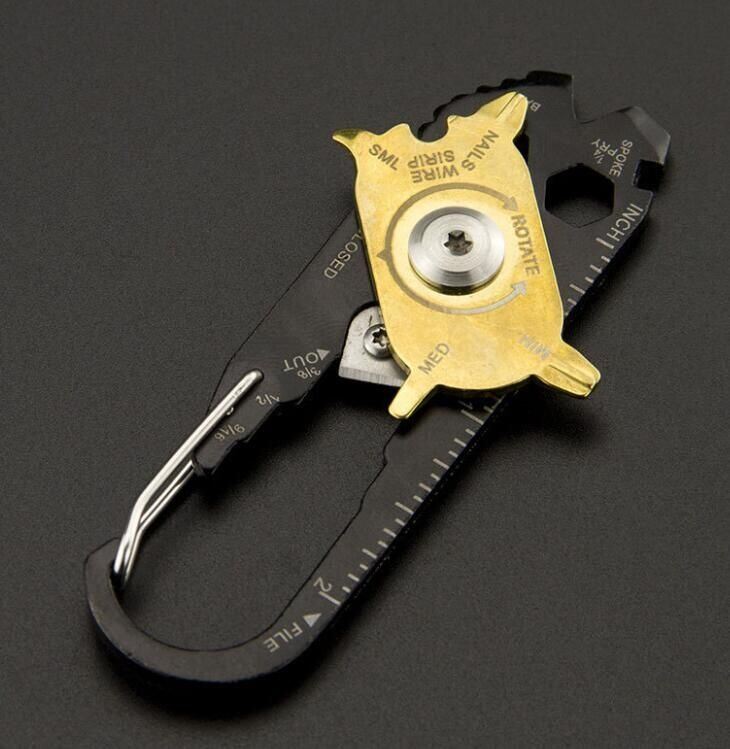 Picture of 20 In 1 Stainless Steel Multi-function Key Hanger Outdoor Small Tool