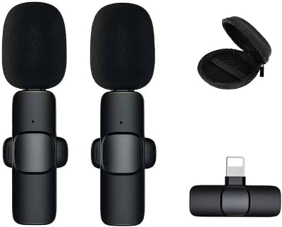 Picture of K8/k9/k35 Single microphone Wireless Lavalier Microphone Studio Gaming for Type-C PC Computer Professioanl Lapel Mic Live Broadcast Mobile Phone-Black
