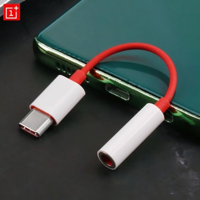 Picture of Oneplus Usb Type C To 3 5 mm Headphone Jack Adapter Audio Aux Cable Phone Accessories-White