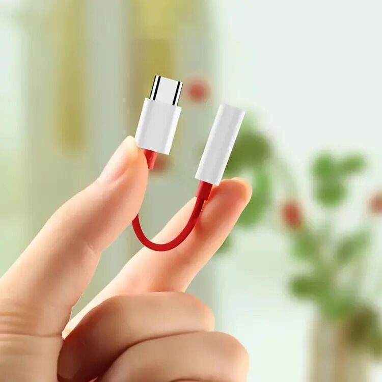 Picture of Oneplus Usb Type C To 3 5 mm Headphone Jack Adapter Audio Aux Cable Phone Accessories-White