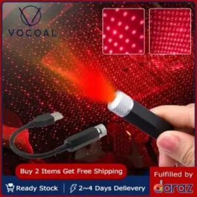 Picture of 1pcs LED Car Dome Light Galaxy Projector Night Light Adjustable USB Decoration Light Car Interior Light Starry Sky Night Light - Table Lamp-Asia Express-Black