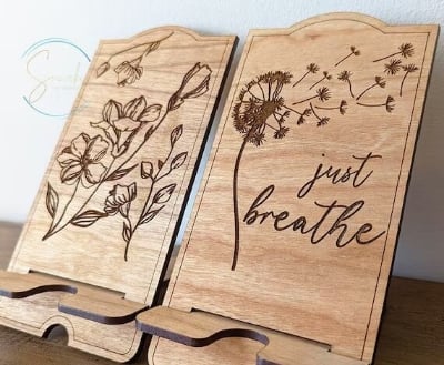 Picture of 1PCS New Wooden Phone Holder Stand Mobile Smartphone Support Tablet Stand-Multi design-Brown