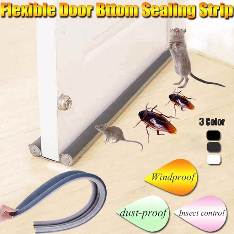 Picture of Door Bottom Sealing Strip Door Seal Gap Sound Proof Door Weather-strip Guard For Door Bottom Dust Blocker Door Sealing Stopper,Door Bottom cockroach Stopper-Multicolor
