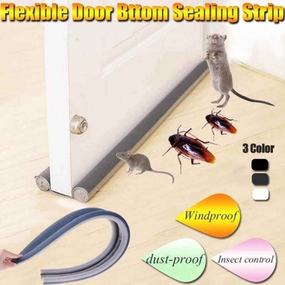 Picture of Door Bottom Sealing Strip Door Seal Gap Sound Proof Door Weather-strip Guard For Door Bottom Dust Blocker Door Sealing Stopper,Door Bottom cockroach Stopper-Multicolor