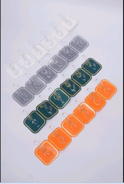 Picture of Wall Hook Easy Installation Strong Adhesive Towel Hook Key Organizer-Multicolor