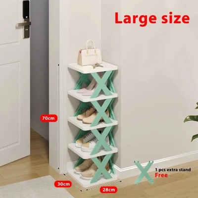 Picture of Storage Organizer Multi-function Space-saving Folding  Stacker Shelf Large Size 5-layer-The Asia Express